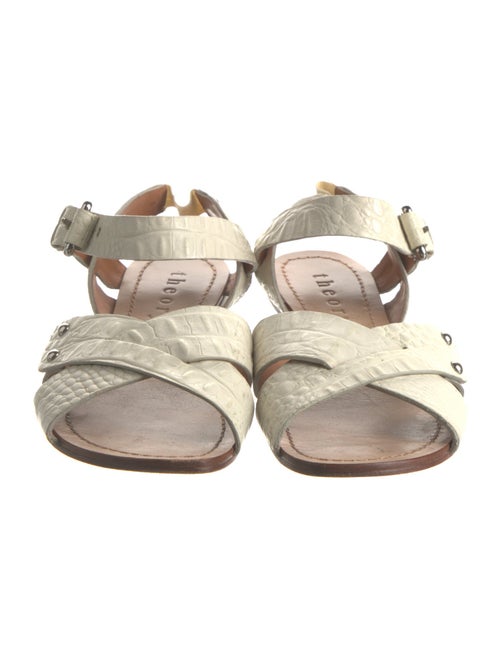 Theory Python Cutout Accent Sandals