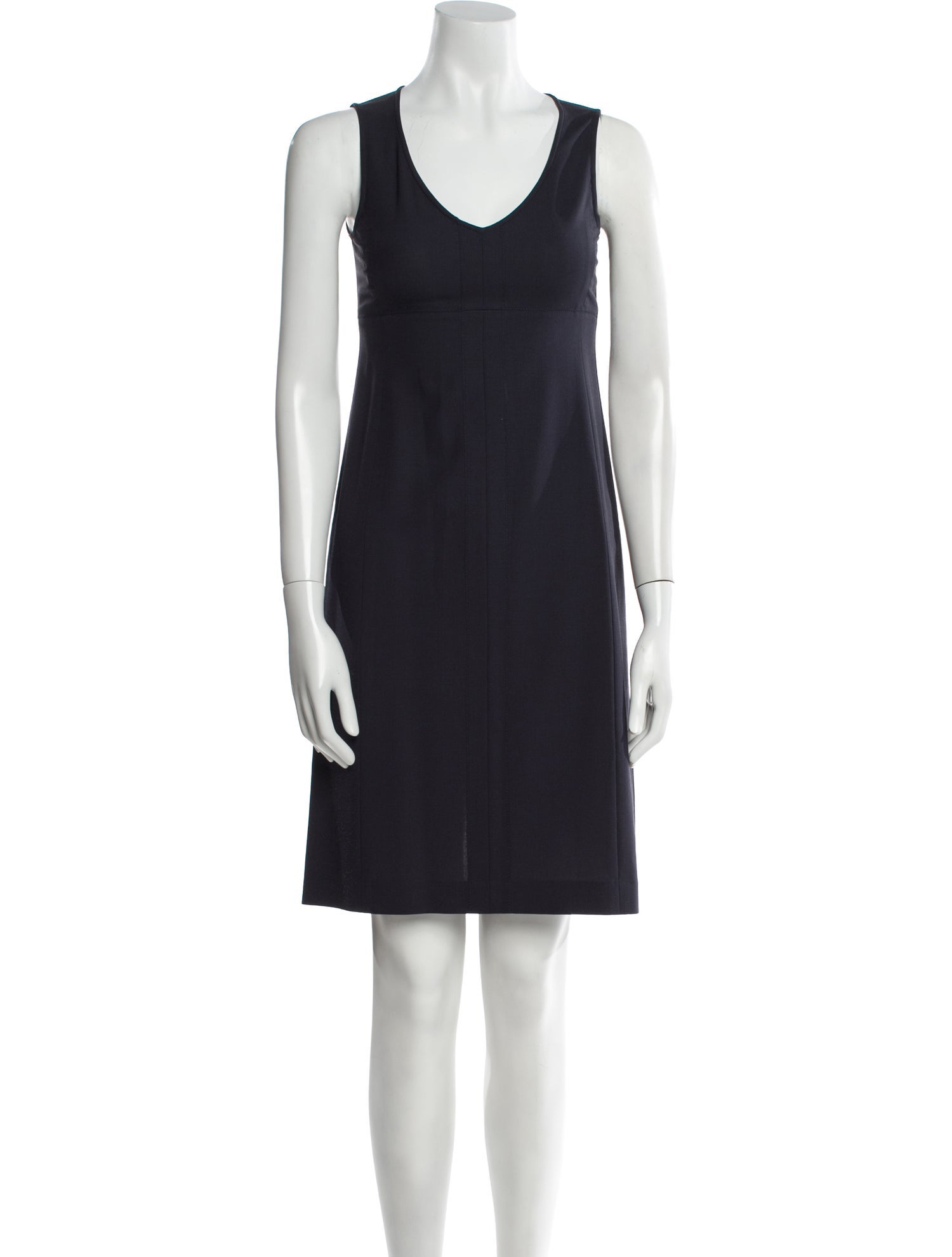 Theory Scoop Neck Knee-Length Dress