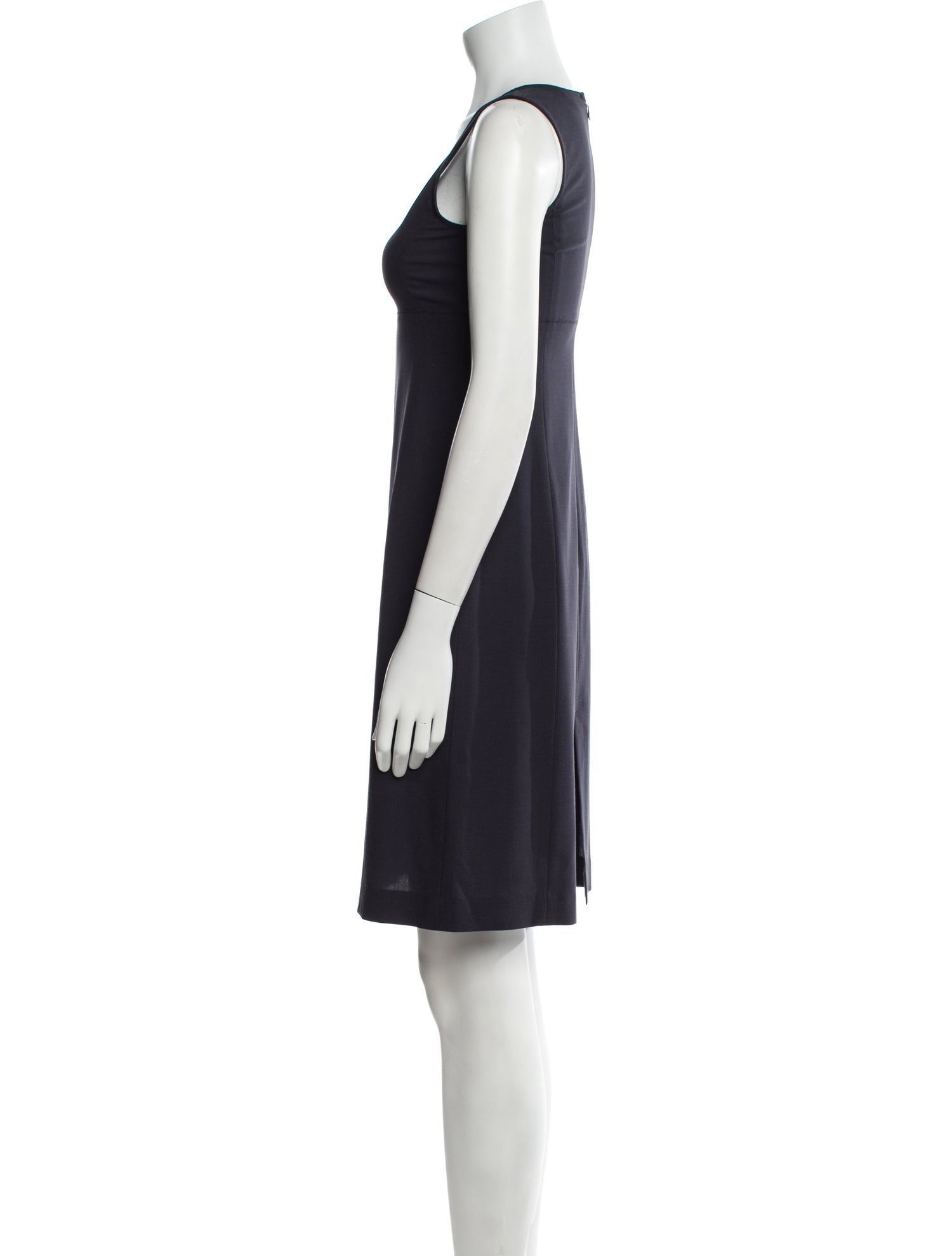 Theory Scoop Neck Knee-Length Dress