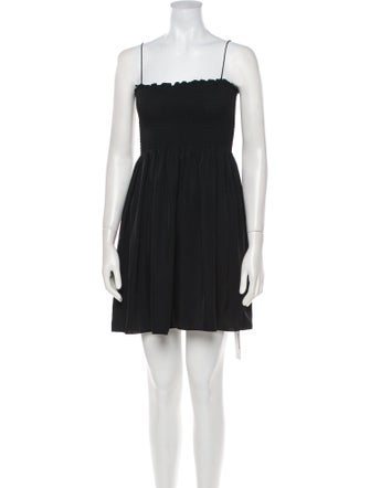 Theory Square Neckline Mini Dress