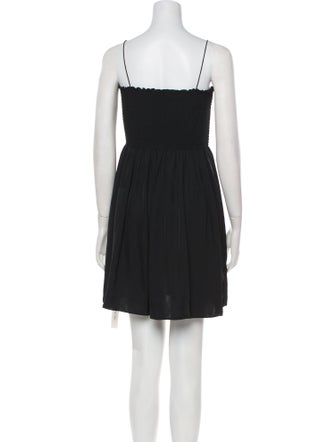 Theory Square Neckline Mini Dress