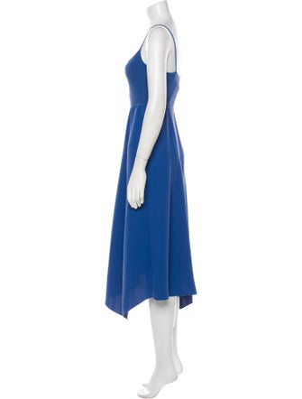 Theory Square Neckline Long Dress