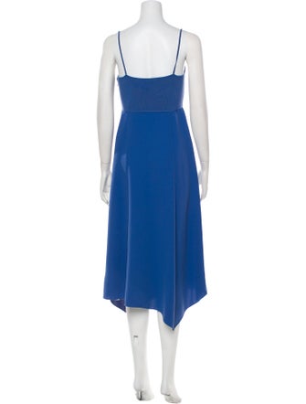 Theory Square Neckline Long Dress