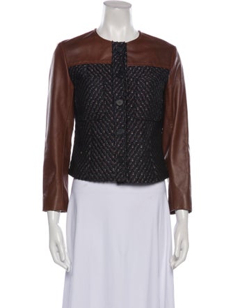 Theory Tweed Pattern Jacket