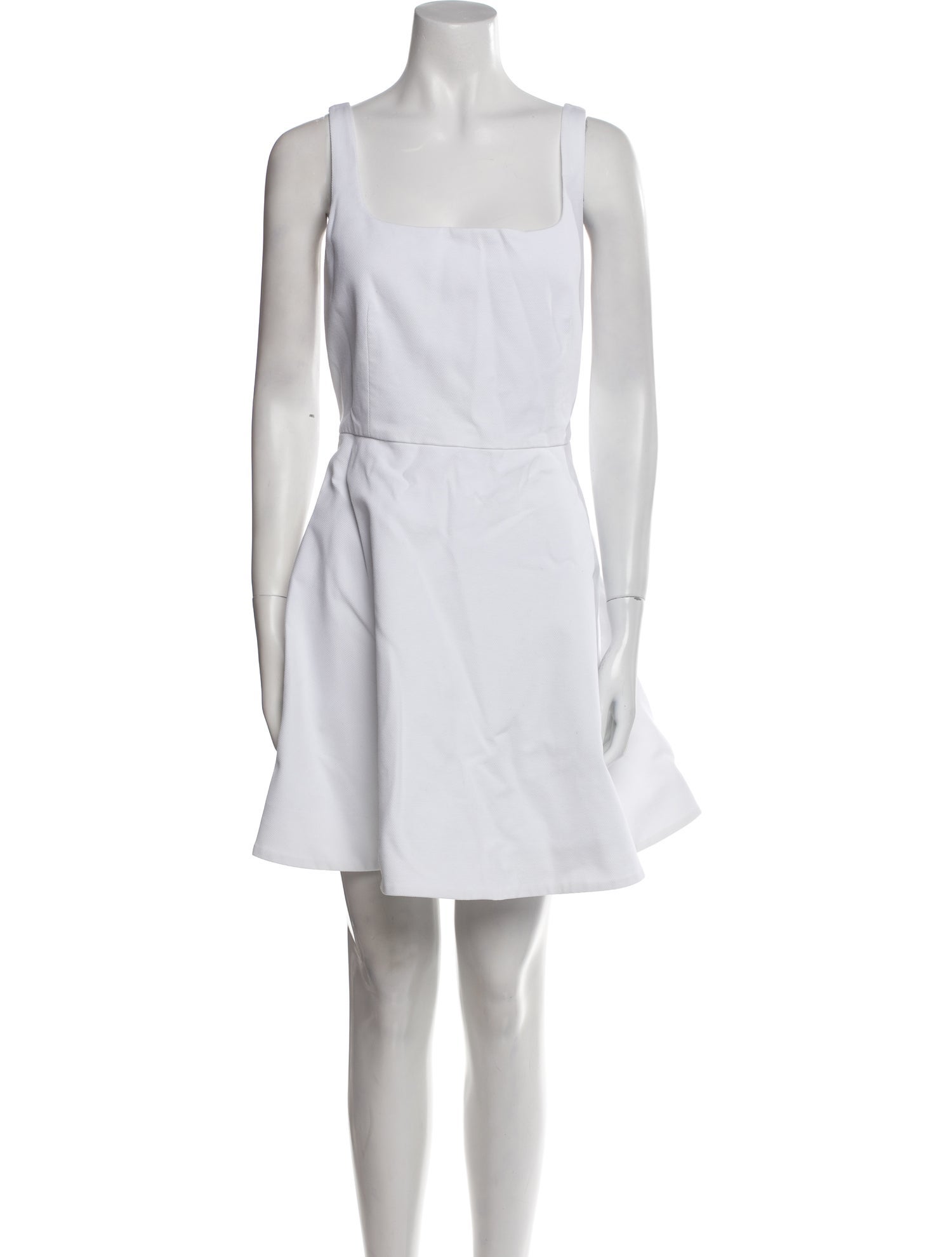 Theory Square Neckline Mini Dress