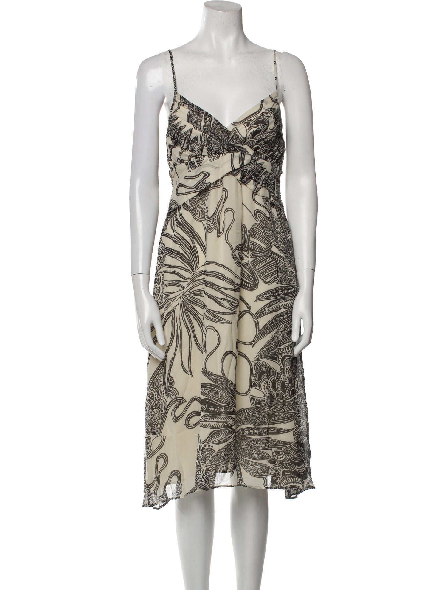 Theory Silk Midi Length Dress