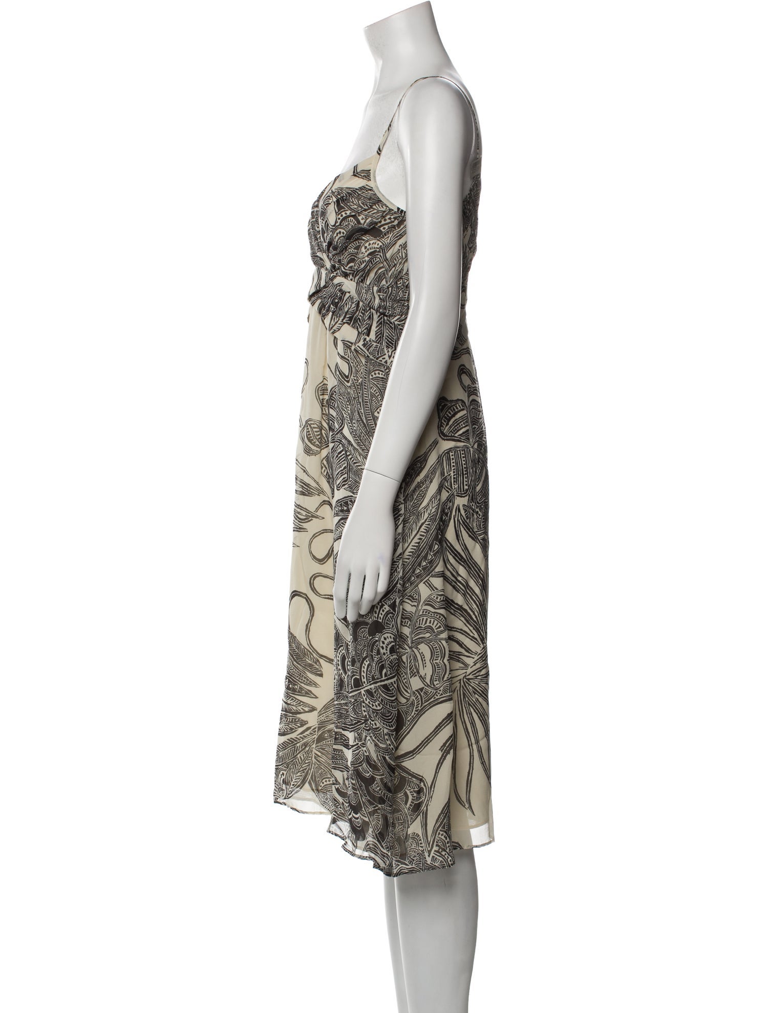 Theory Silk Midi Length Dress