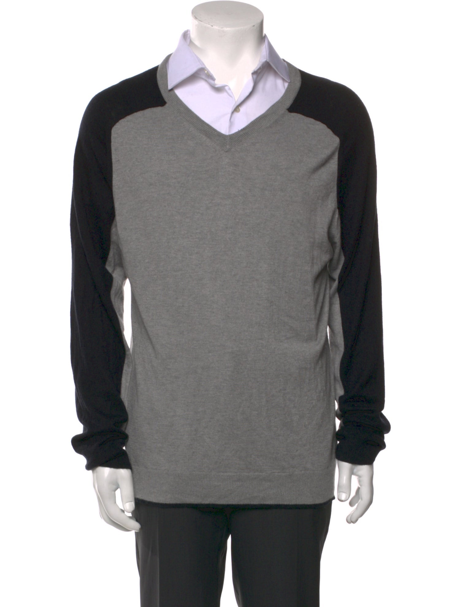 Theory Silk V-Neck Pullover