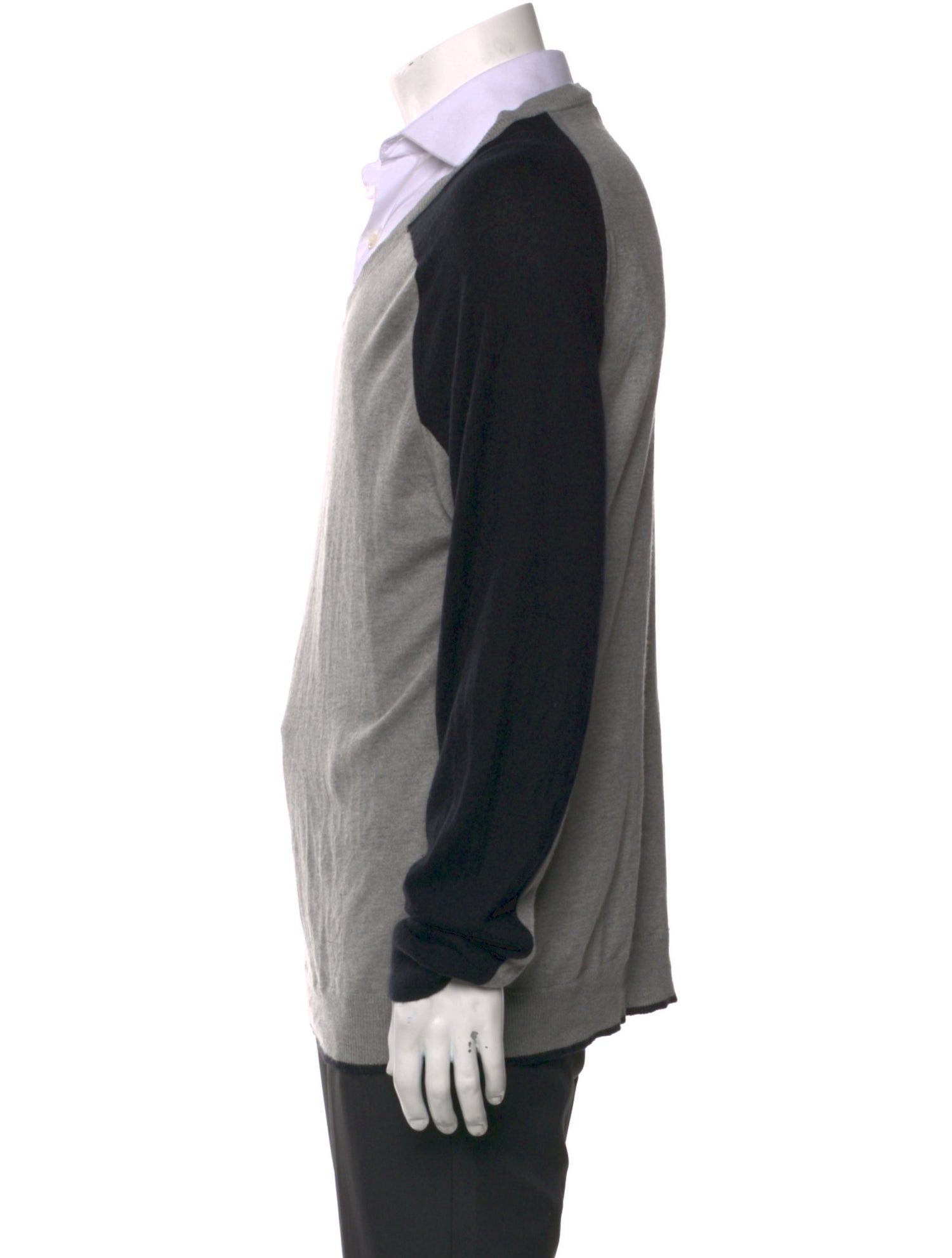 Theory Silk V-Neck Pullover