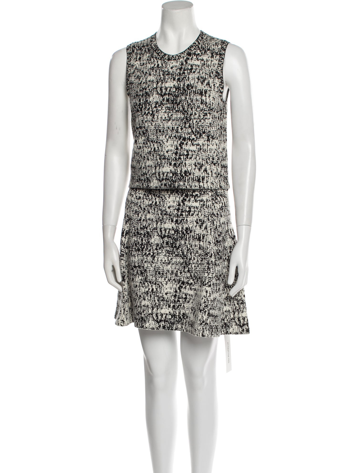 Theory Tweed Pattern Skirt Set