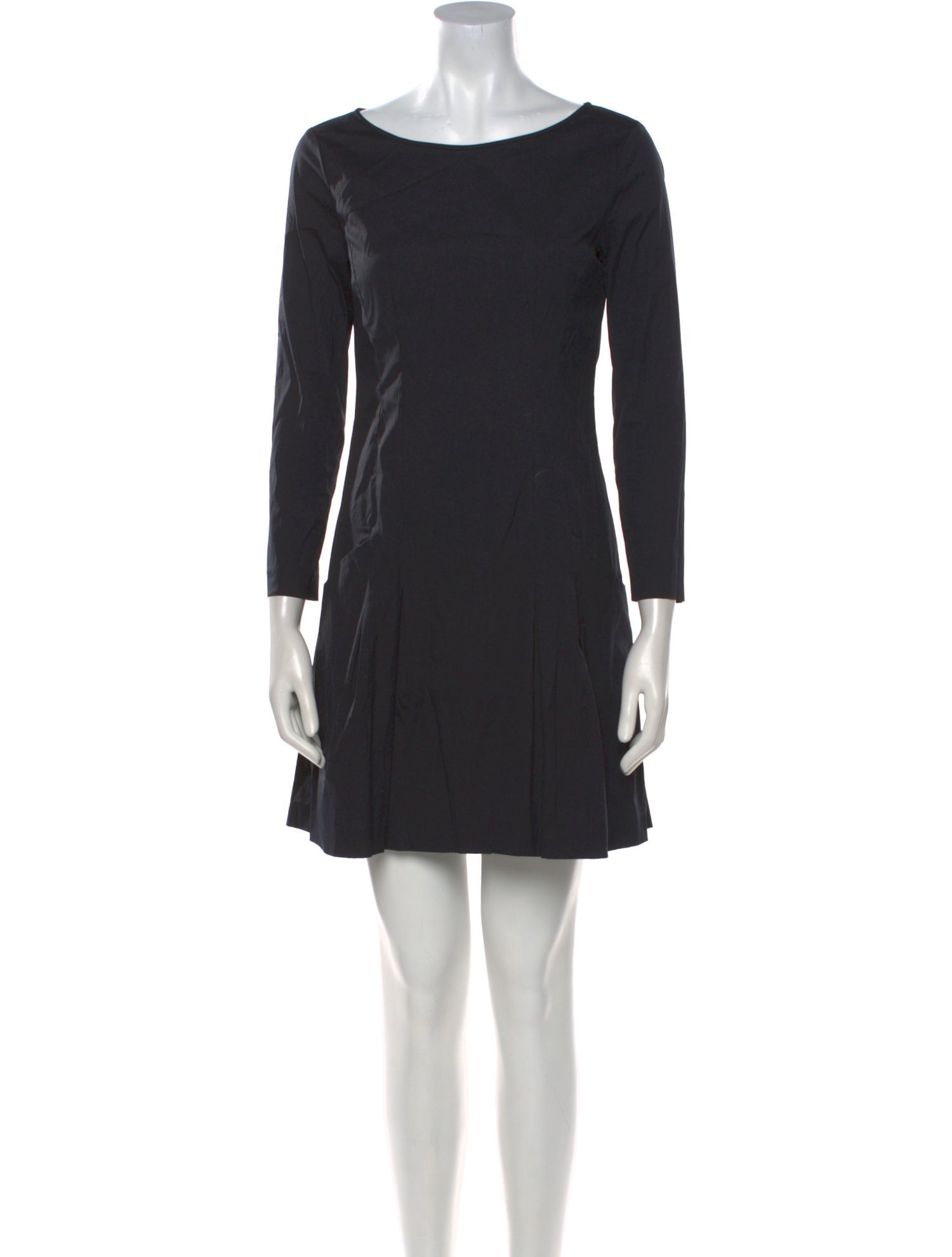 Theory Bateau Neckline Mini Dress