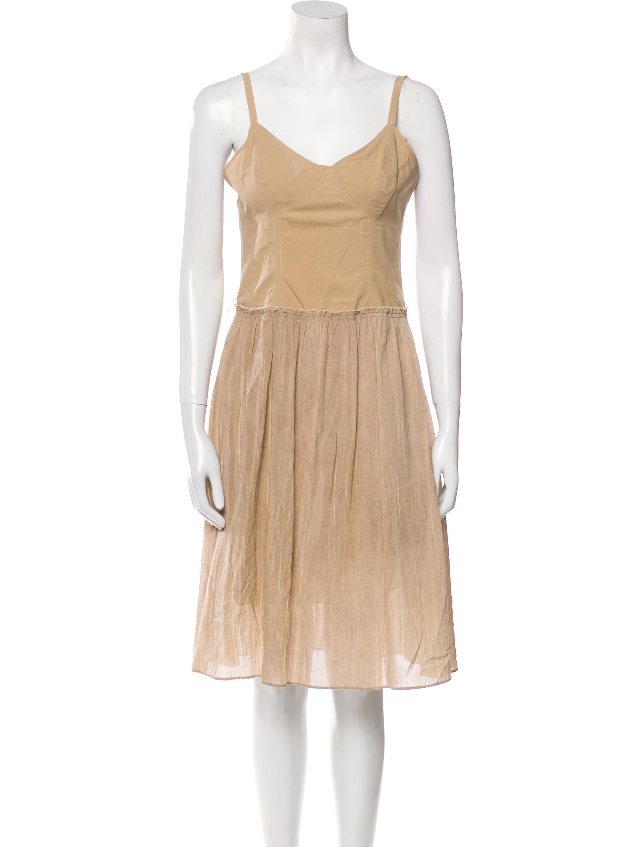 Theory V-Neck Knee-Length Dress