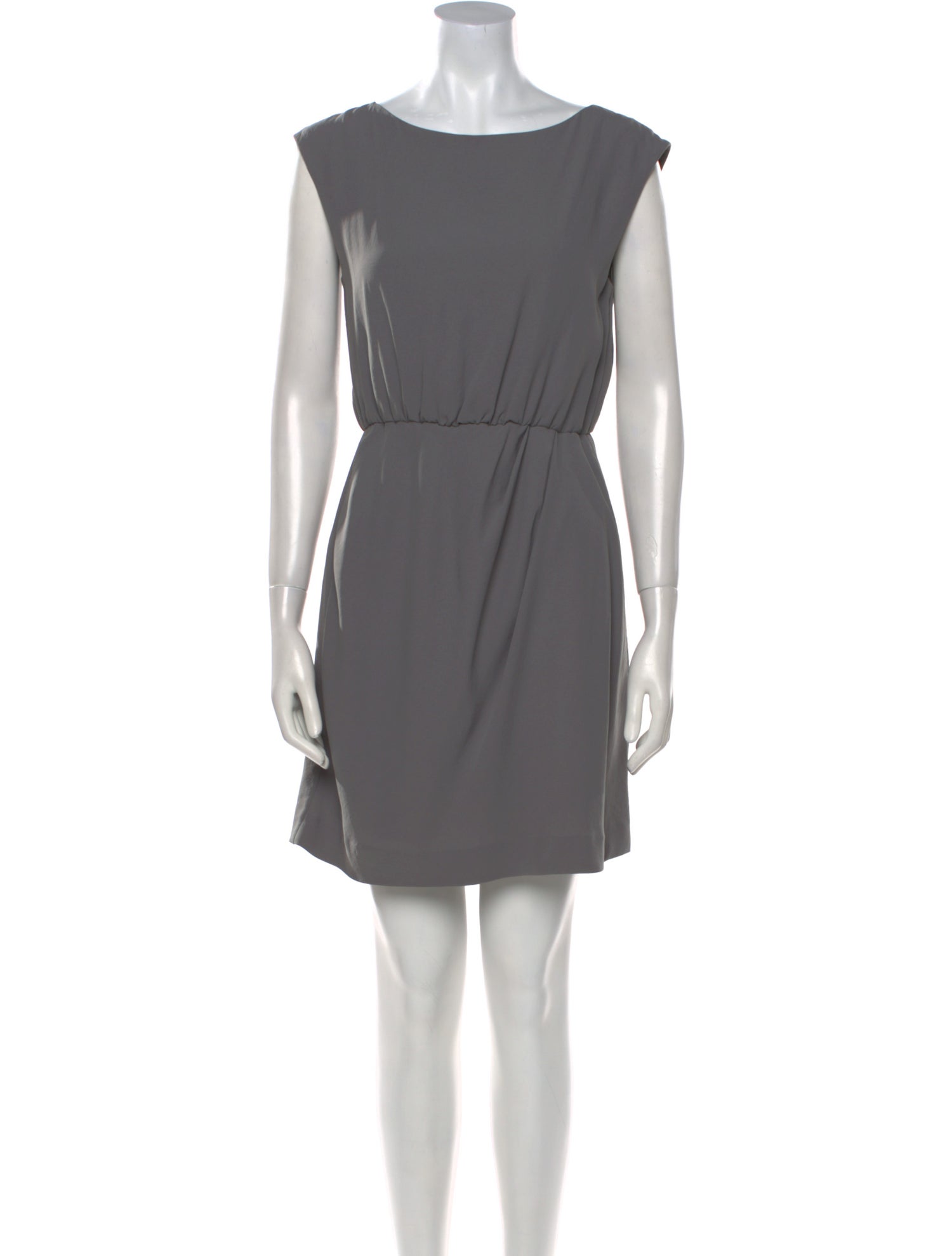 Theory Bateau Neckline Mini Dress