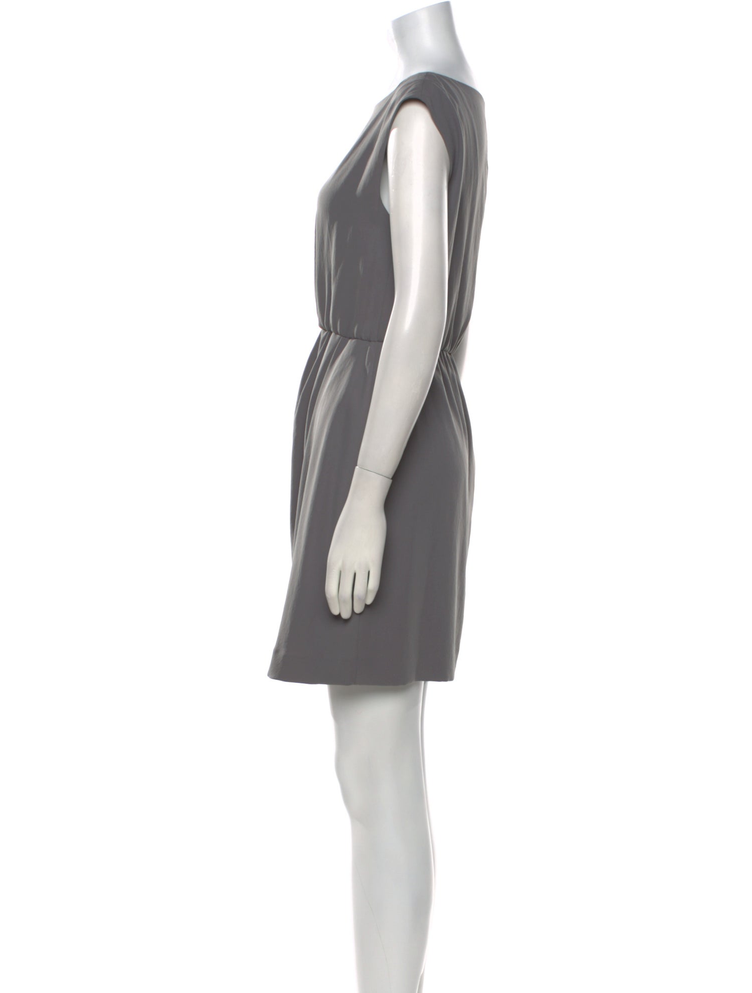 Theory Bateau Neckline Mini Dress