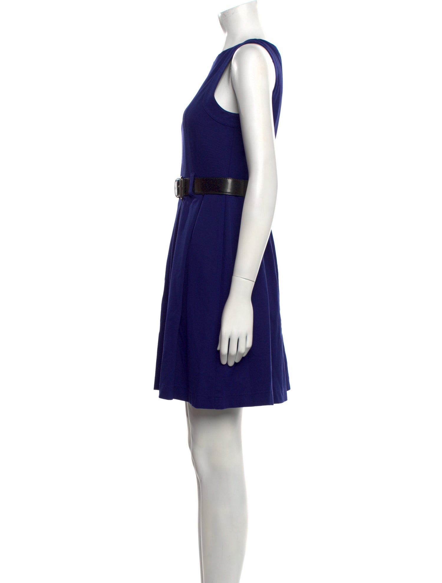 Theory Scoop Neck Mini Dress