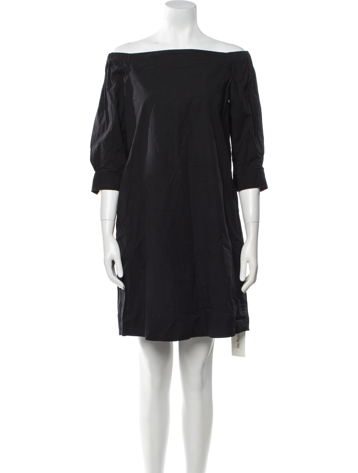 Theory Off-The-Shoulder Mini Dress