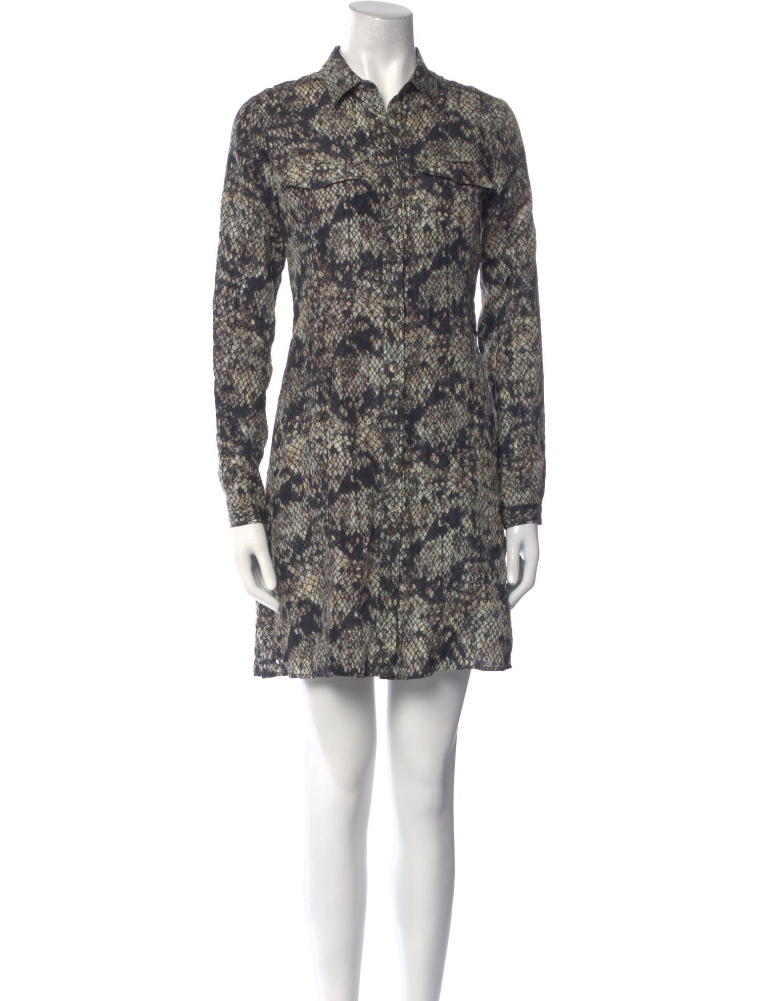 Theory Silk Mini Dress