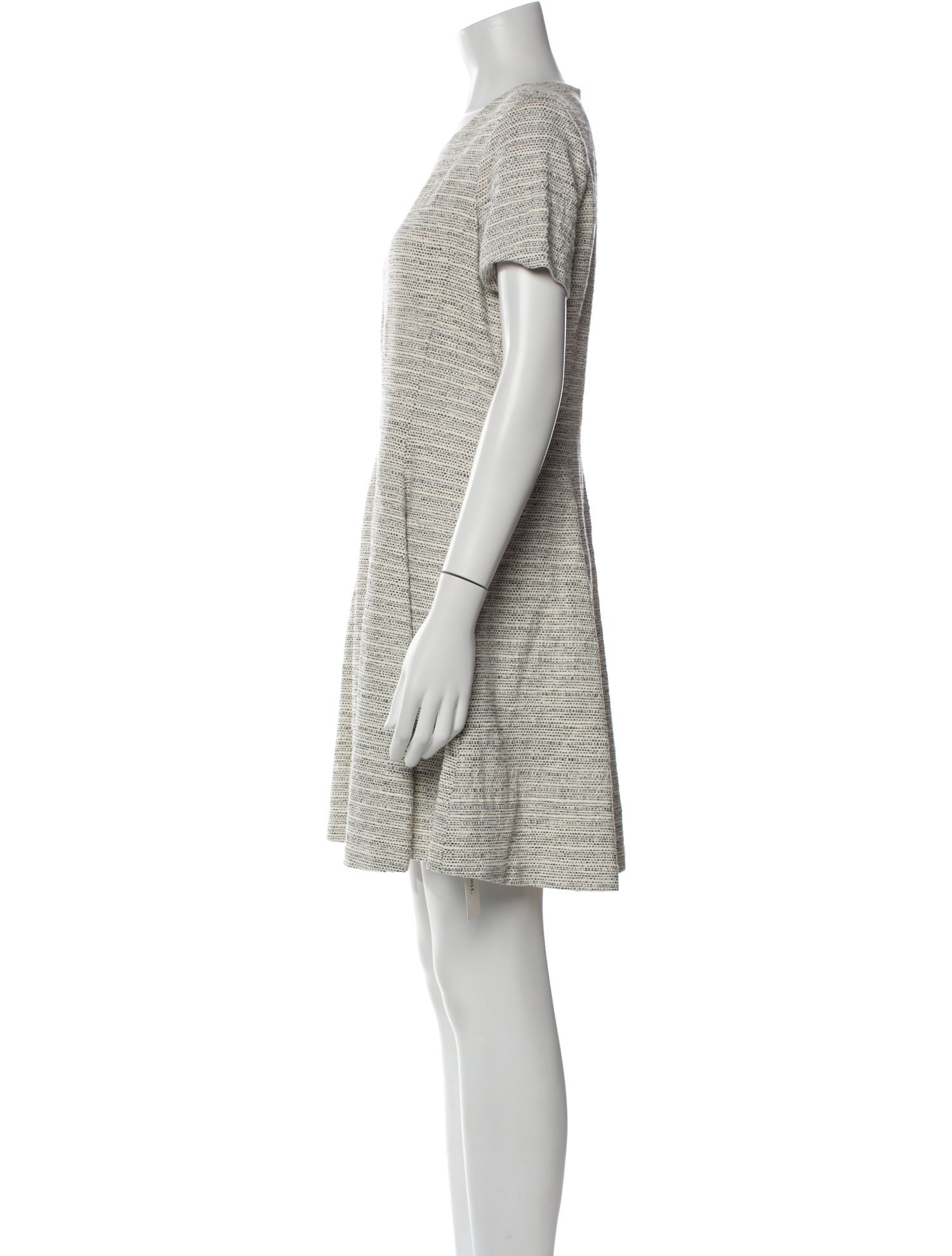 Theory Striped Mini Dress