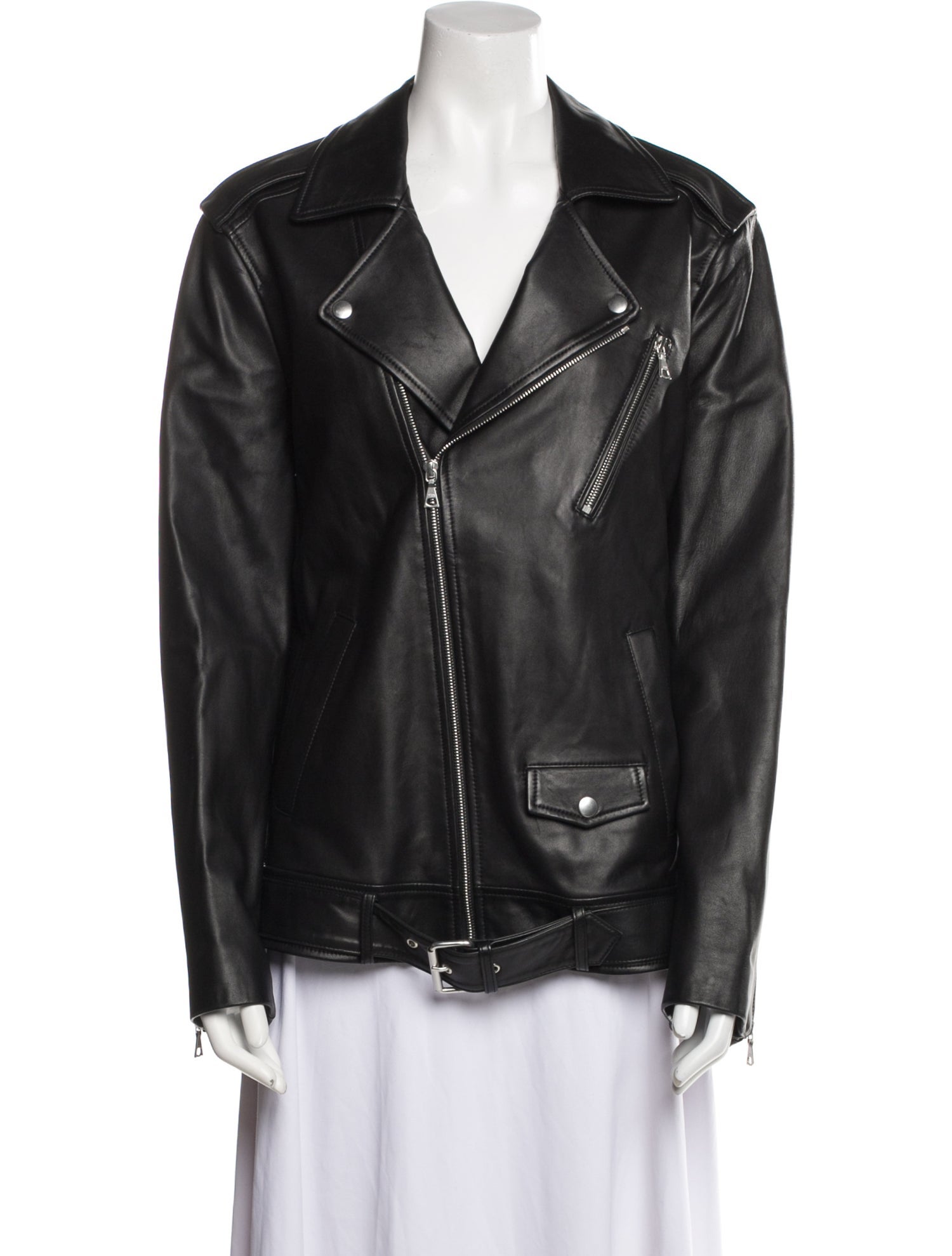 Theory Leather Biker Jacket