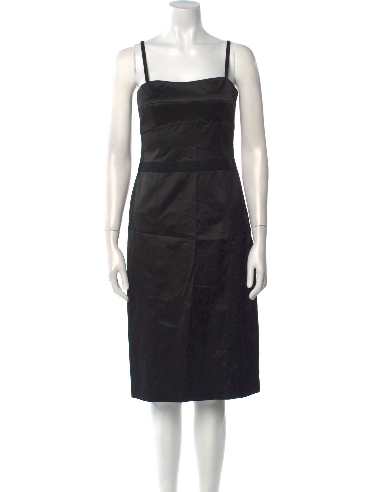 Theory Square Neckline Knee-Length Dress