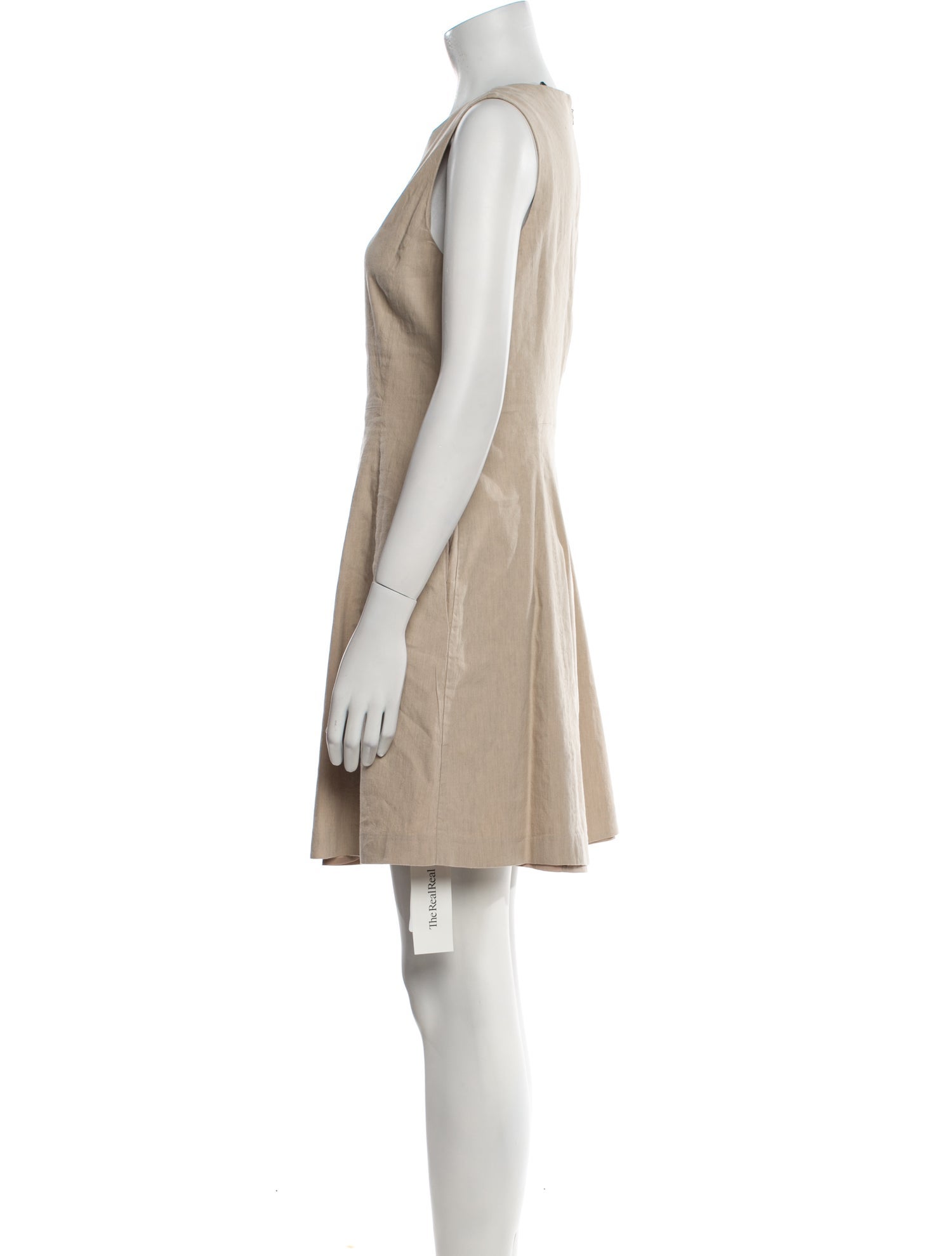 Theory Bateau Neckline Mini Dress