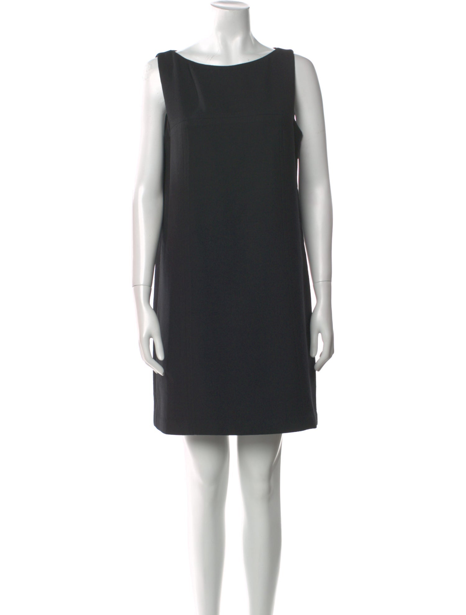 Theory Bateau Neckline Mini Dress