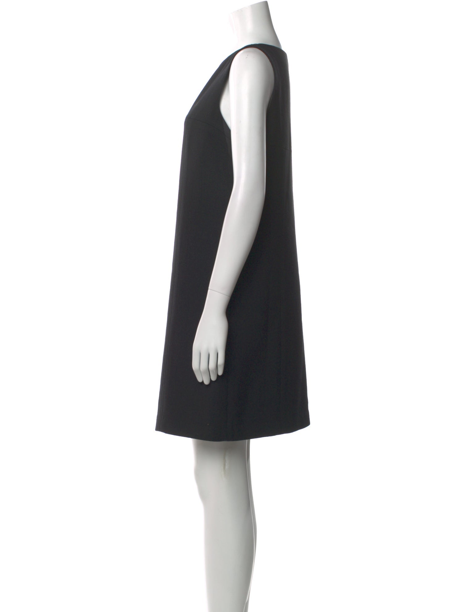 Theory Bateau Neckline Mini Dress