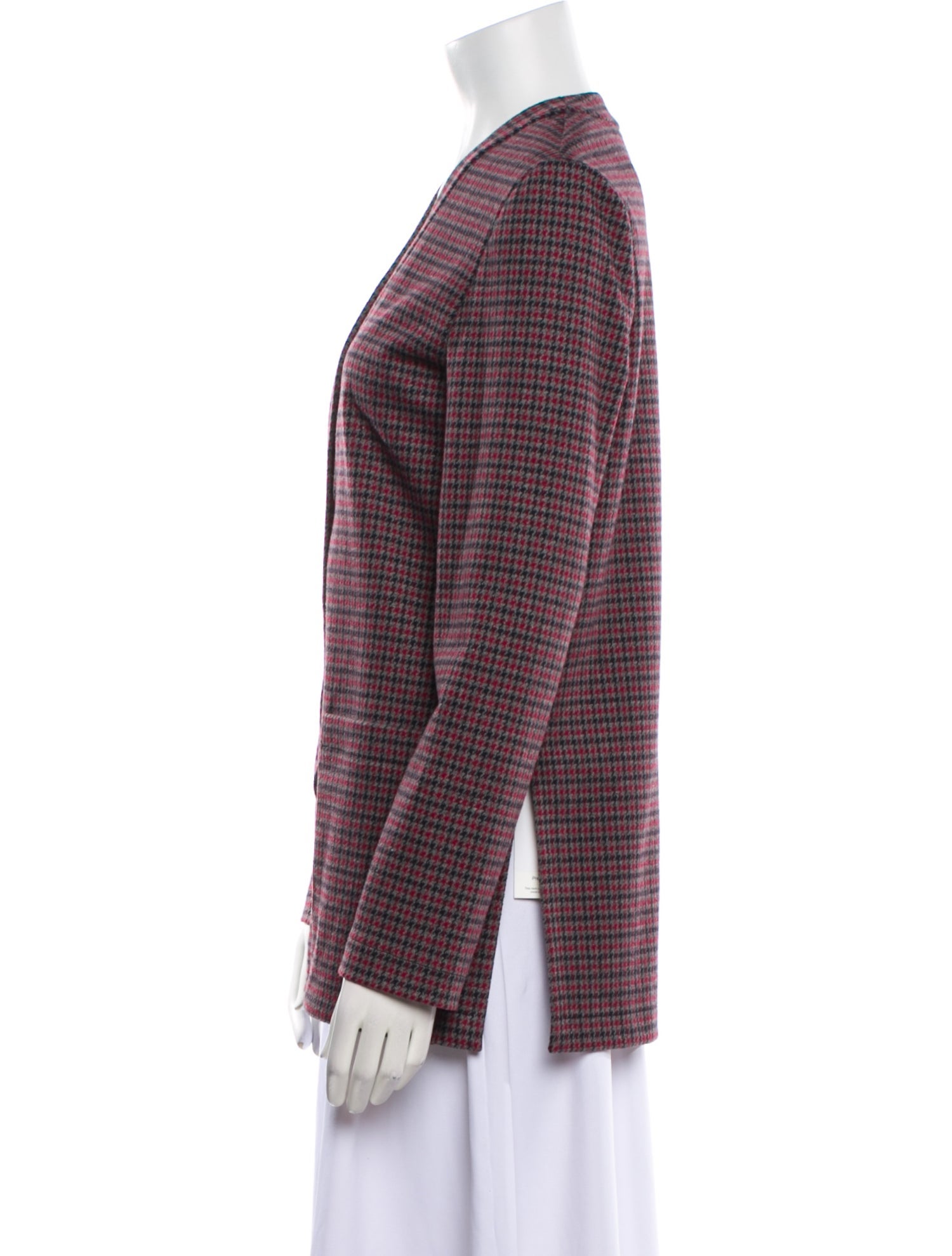 Theory Plaid Print Blazer