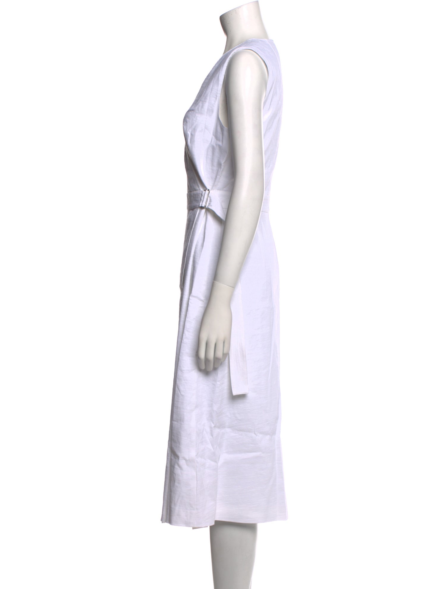 Theory Linen Midi Length Dress w/ Tags