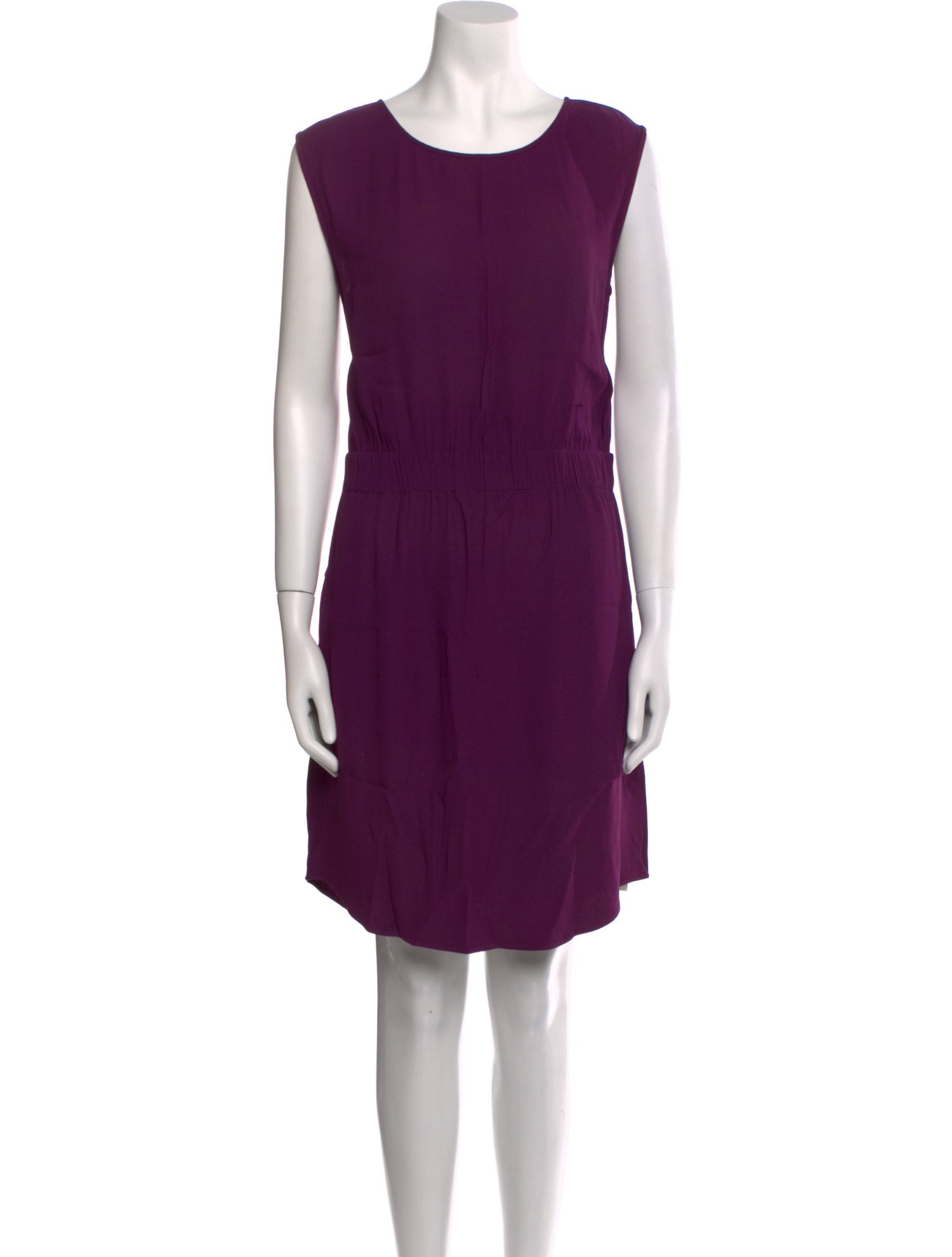 Theory Scoop Neck Knee-Length Dress