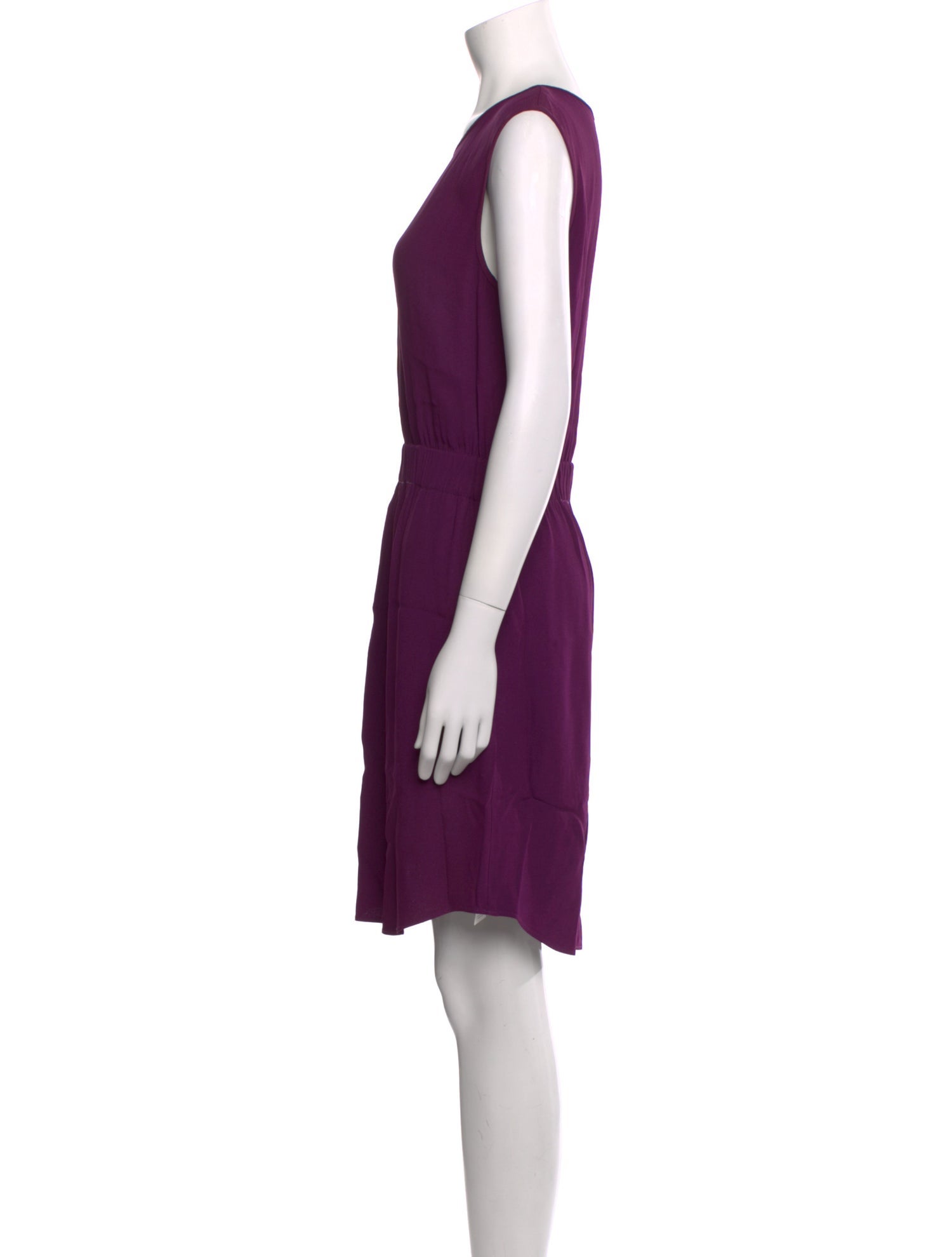 Theory Scoop Neck Knee-Length Dress