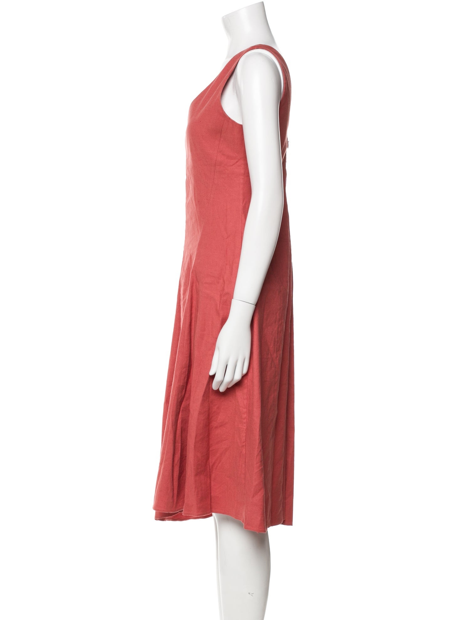 Theory V-Neck Midi Length Dress