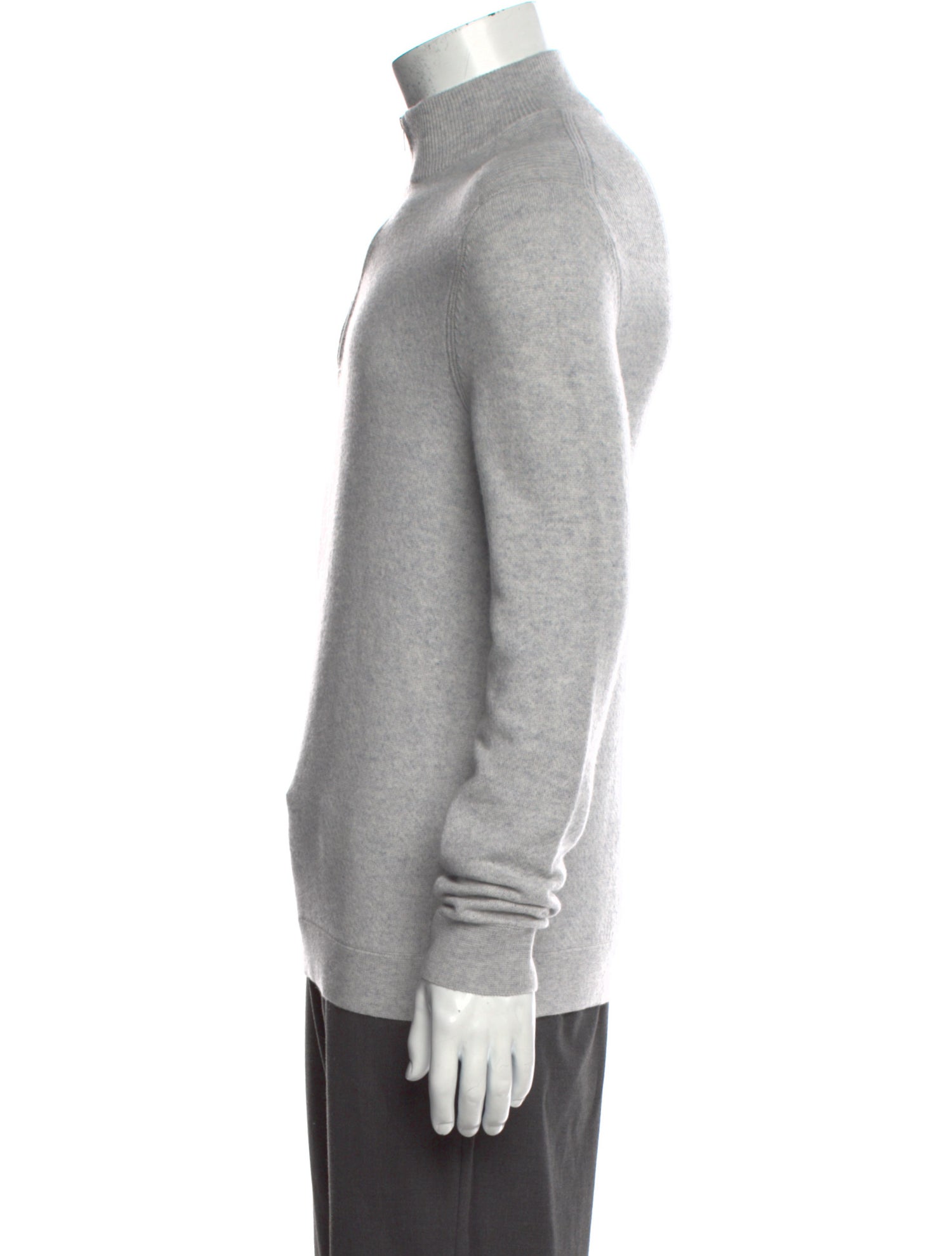 Theory Cashmere Turtleneck Polo Sweater