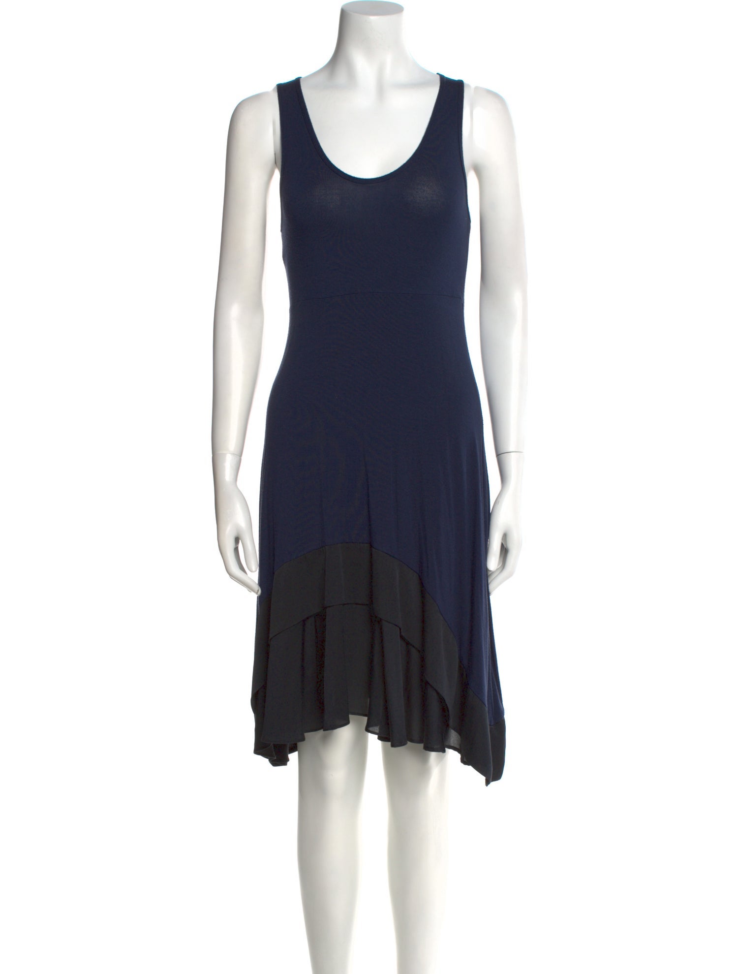 Theory Scoop Neck Mini Dress