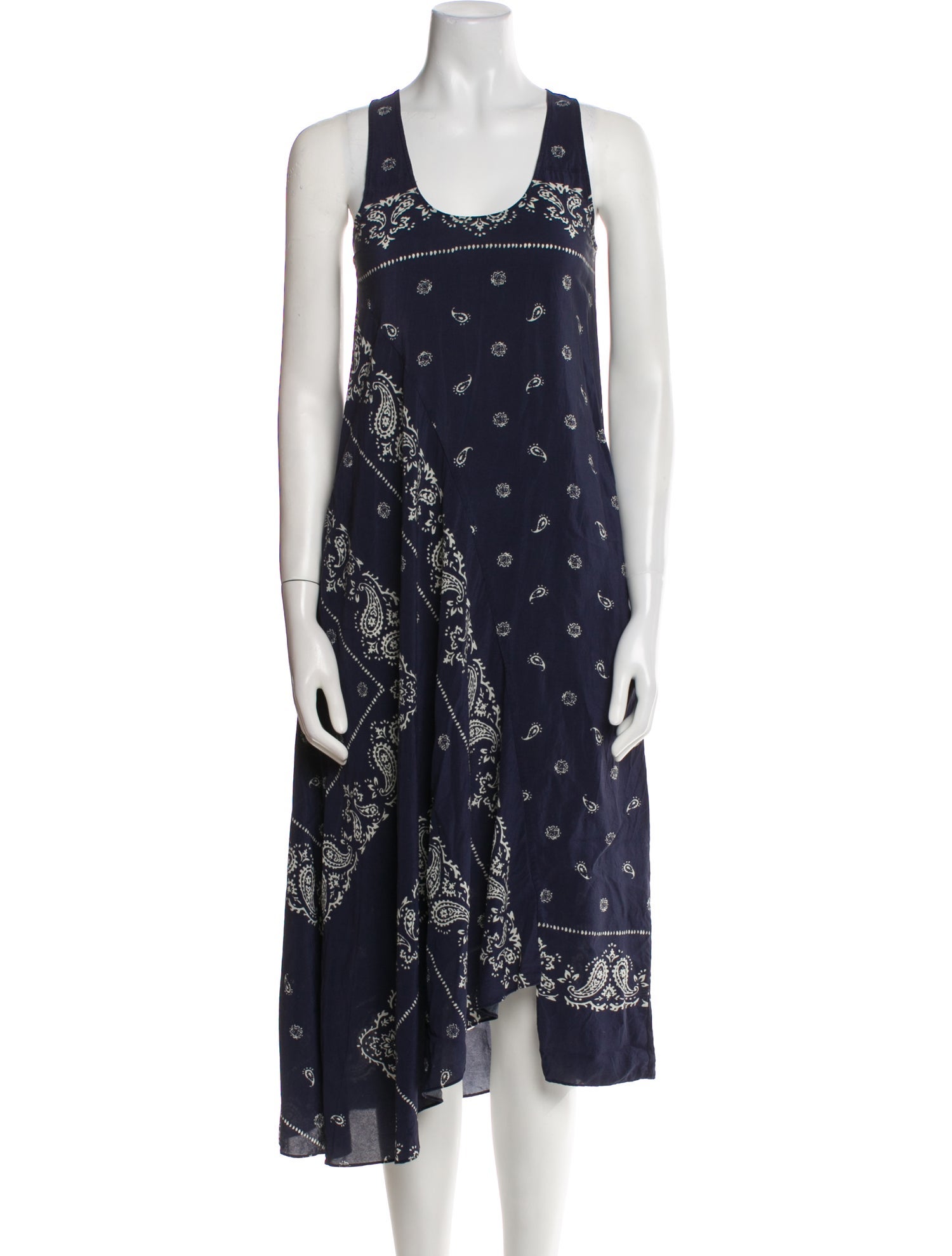 Theory Silk Midi Length Dress
