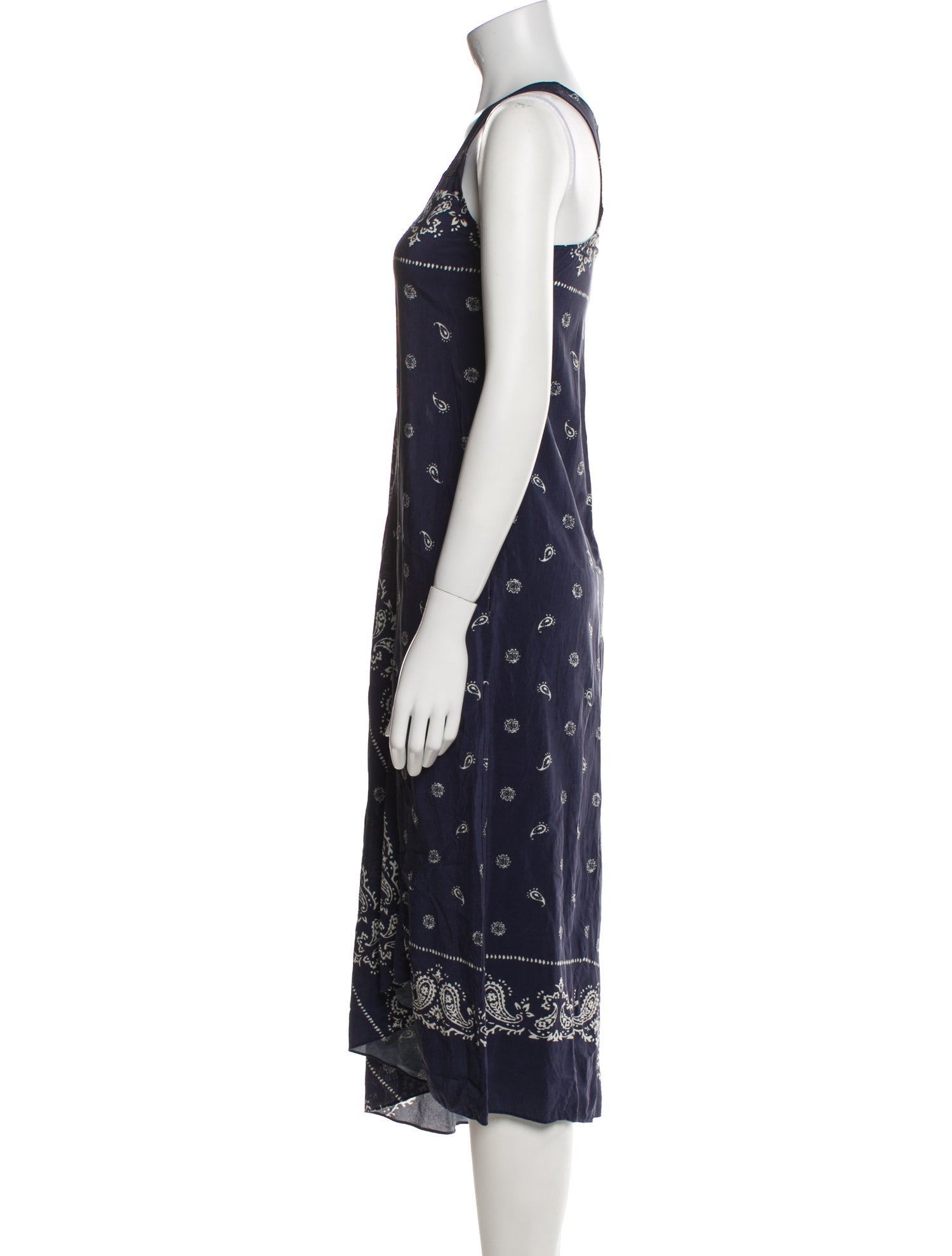 Theory Silk Midi Length Dress