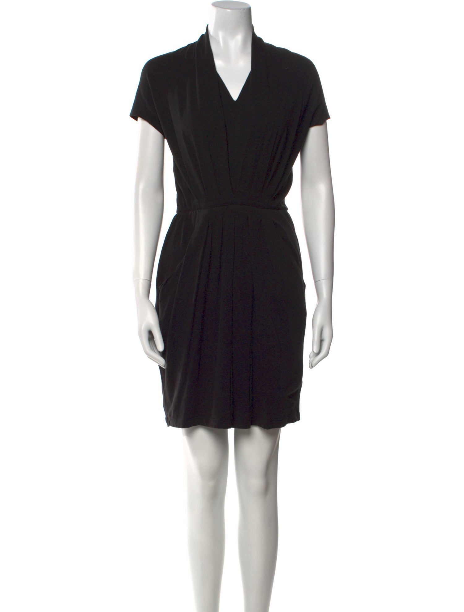 Theory V-Neck Mini Dress