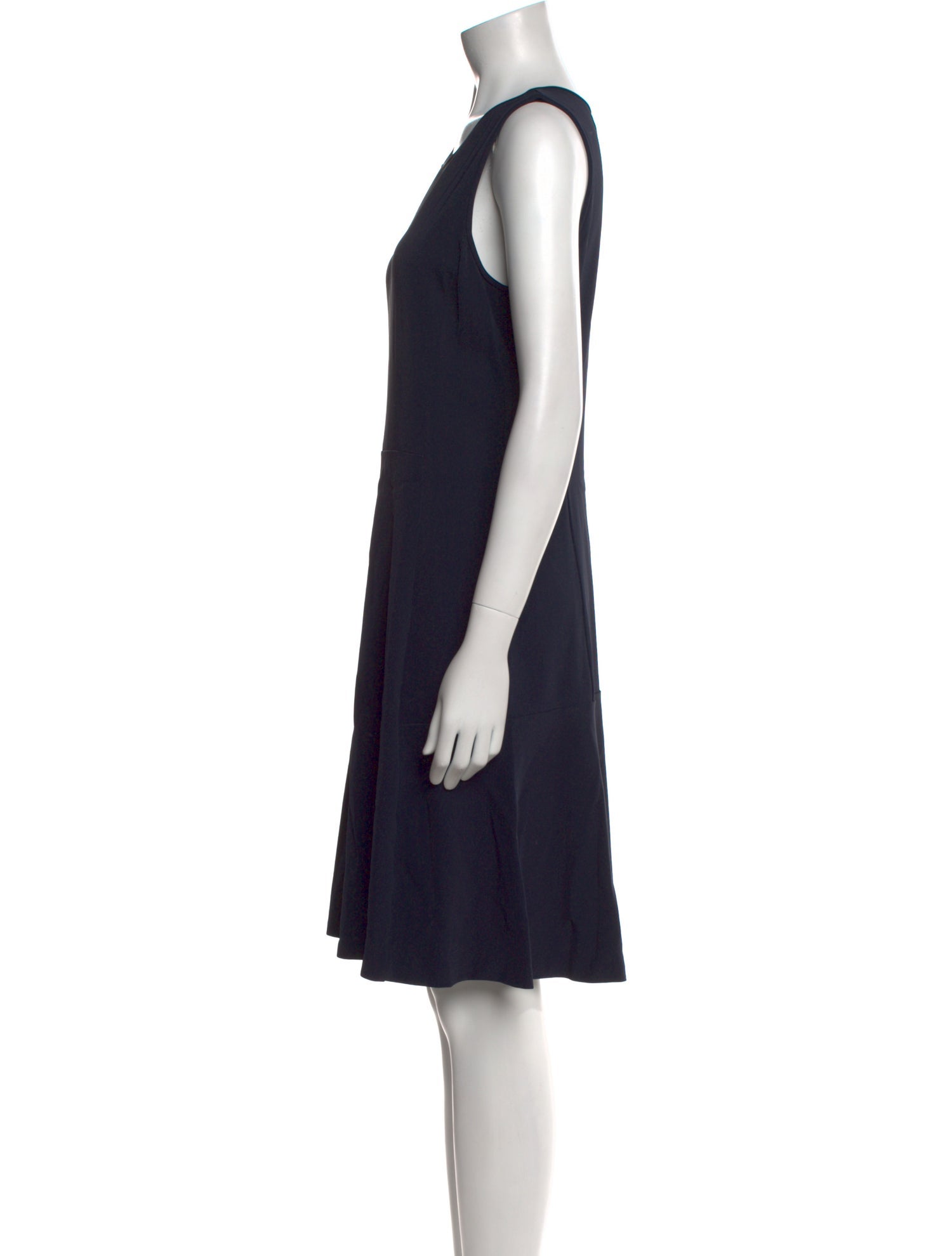Theory Scoop Neck Knee-Length Dress