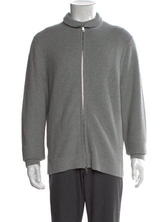 Theory Mock Neck Long Sleeve Cardigan