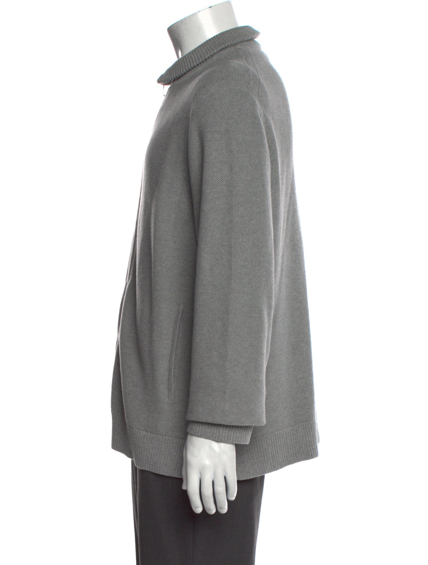 Theory Mock Neck Long Sleeve Cardigan