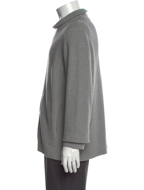 Theory Mock Neck Long Sleeve Cardigan