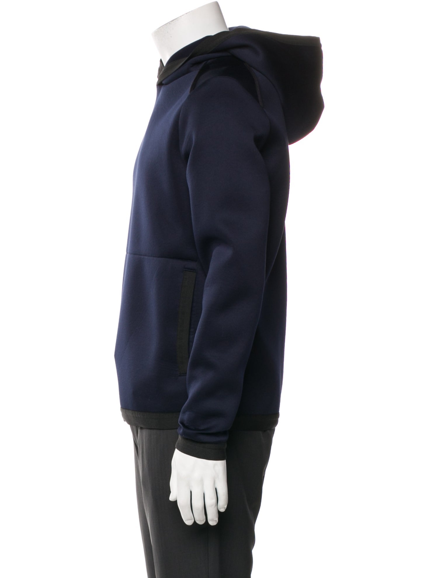 Theory V-Neck Long Sleeve Hoodie