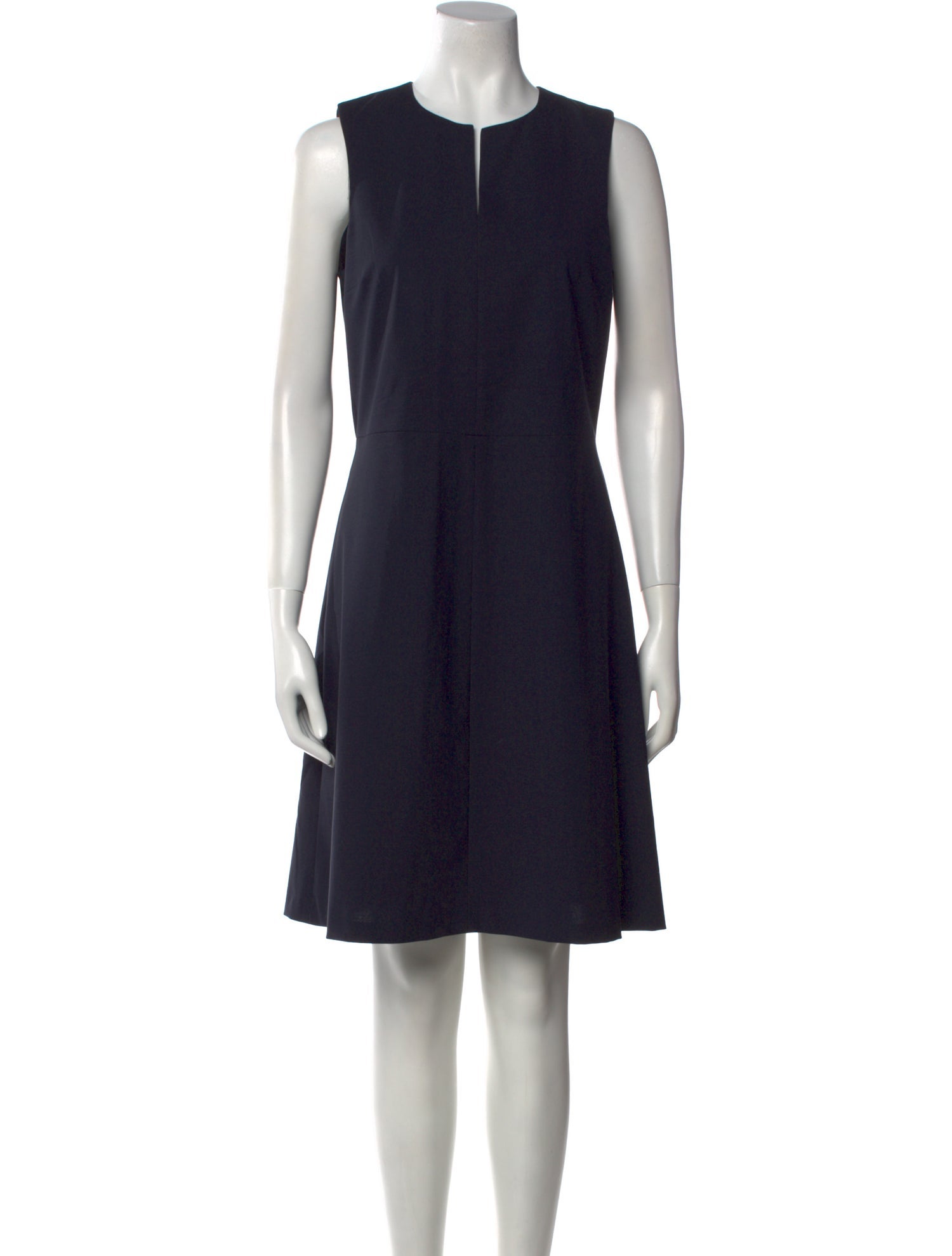 Theory Virgin Wool Knee-Length Dress