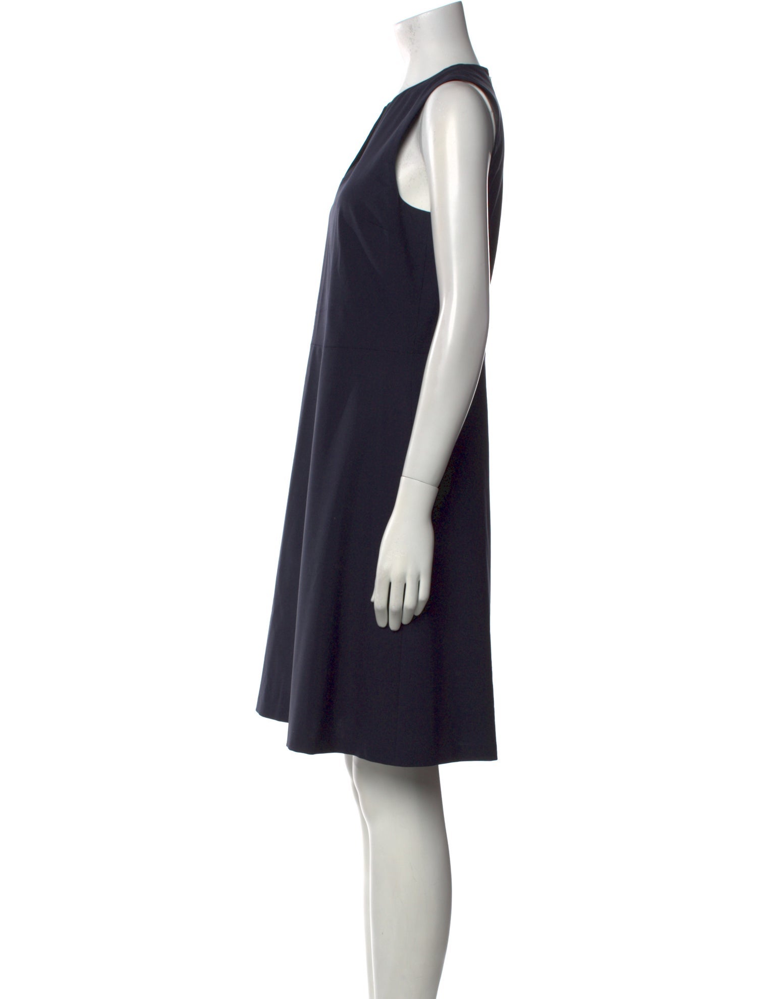Theory Virgin Wool Knee-Length Dress