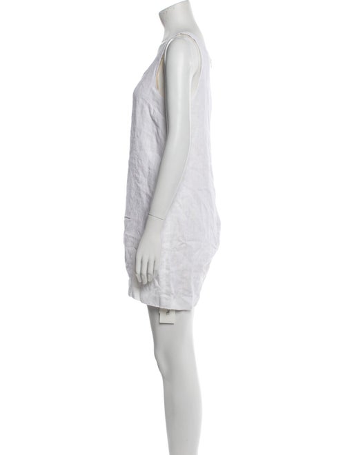 Theory Linen Scoop Neck Romper