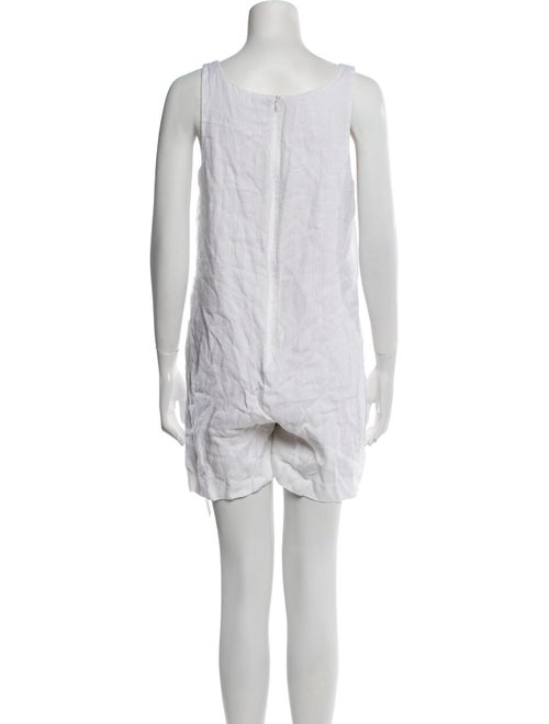 Theory Linen Scoop Neck Romper
