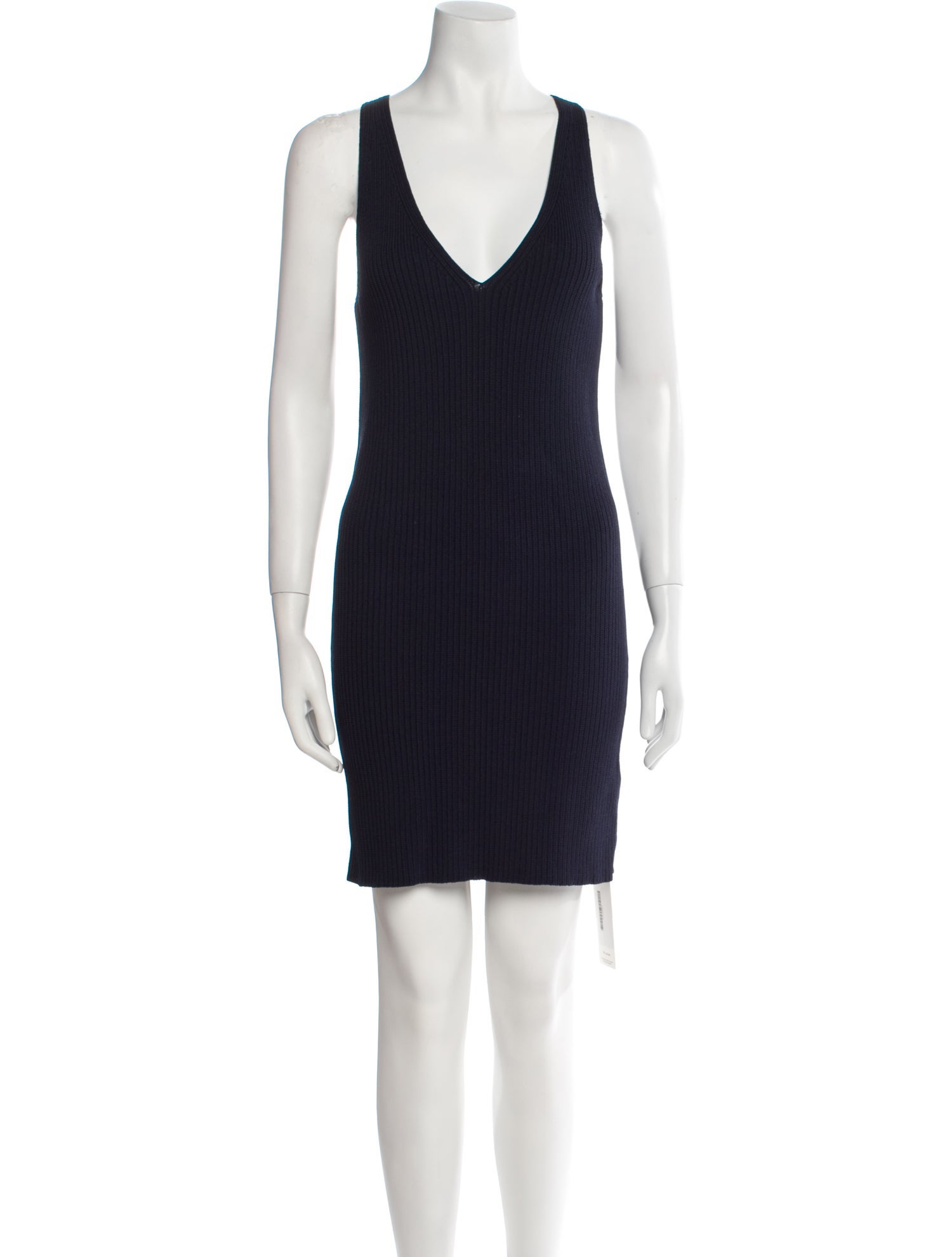 Theory V-Neck Mini Dress