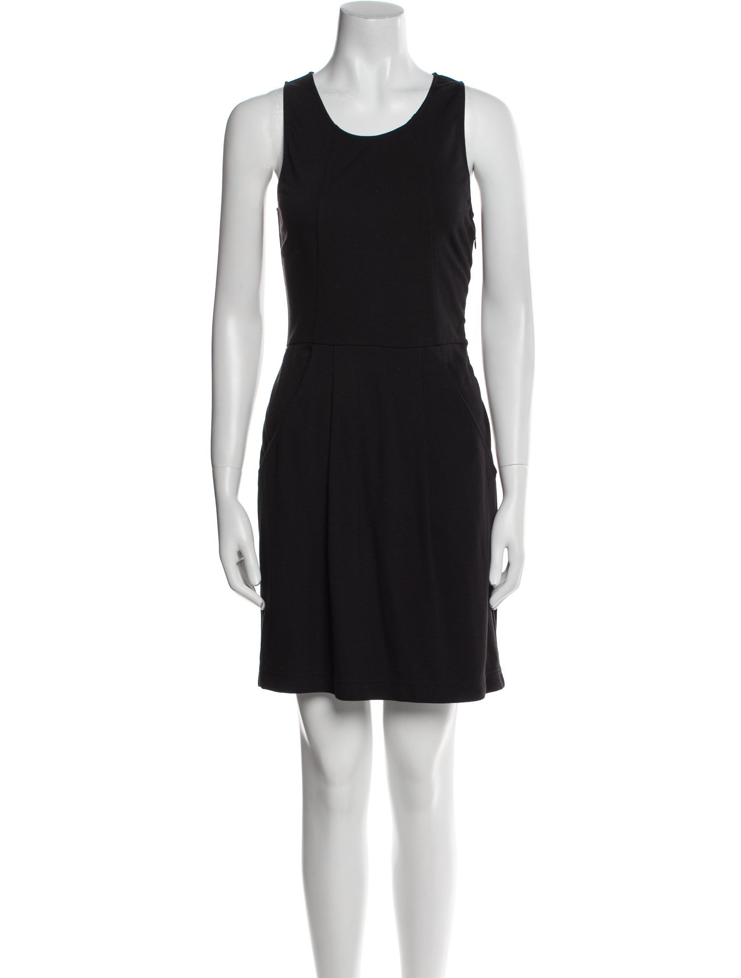 Theory Scoop Neck Mini Dress
