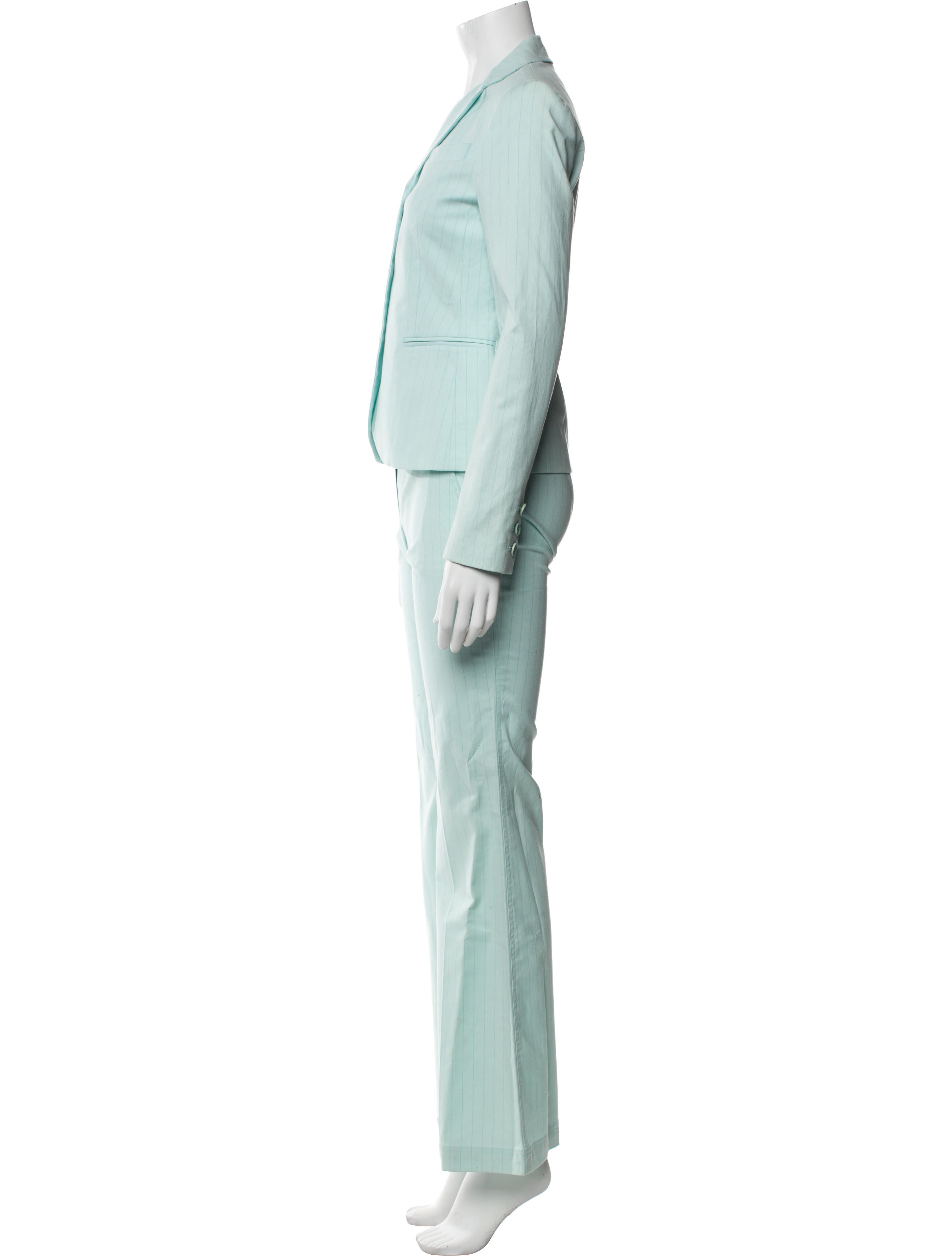 Theory Striped Pant Set