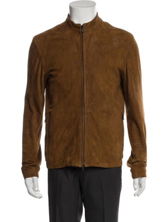 Theory Goat Leather Utility Jacket